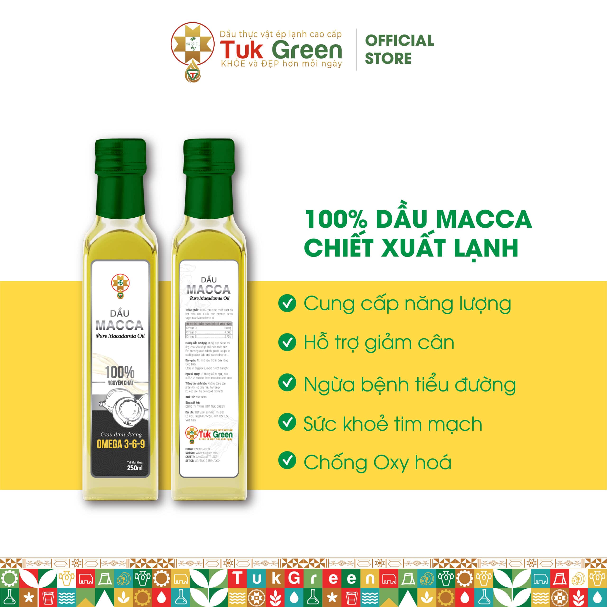 Dầu Ăn Dinh Dưỡng Macca 250ML - Ảnh 3