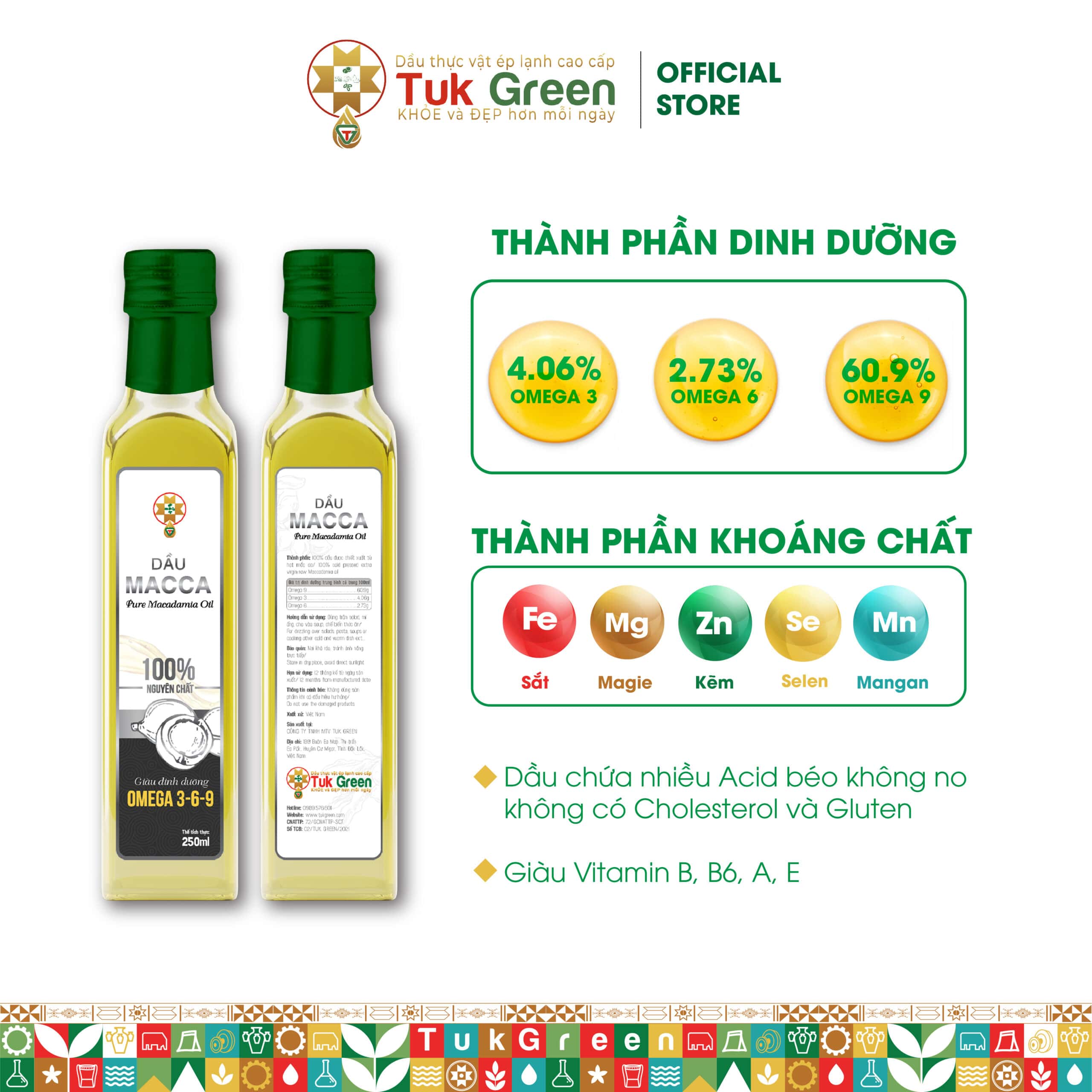 Dầu Ăn Dinh Dưỡng Macca 250ML - Ảnh 4