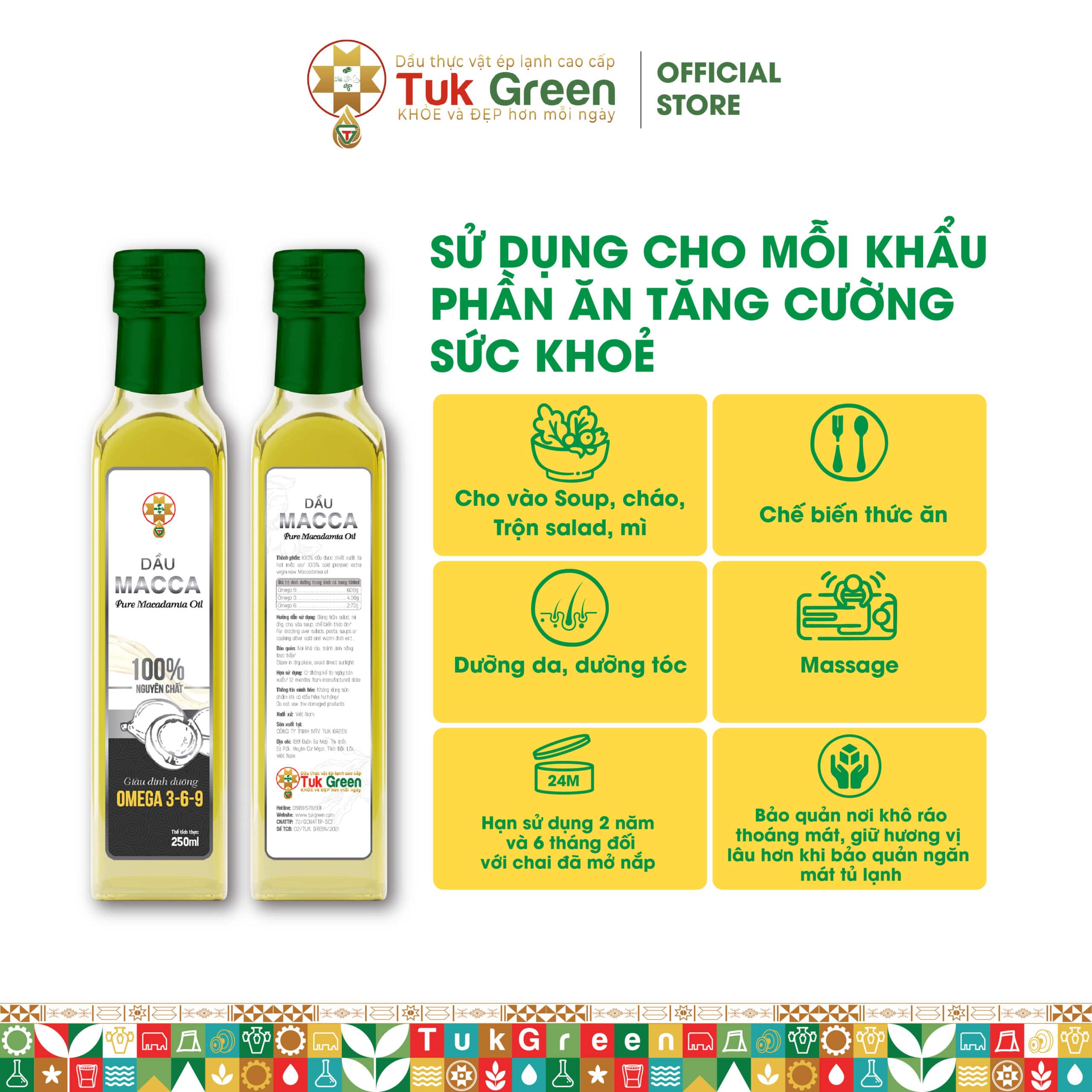 Dầu Ăn Dinh Dưỡng Macca 250ML - Ảnh 5