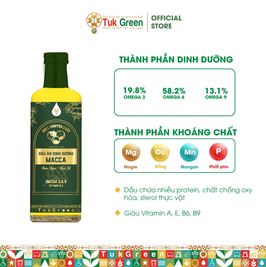 Dầu Ăn Dinh Dưỡng Macca 100ML - Ảnh 3