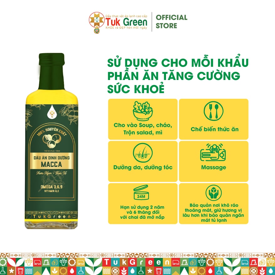 Dầu Ăn Dinh Dưỡng Macca 100ML - Ảnh 4