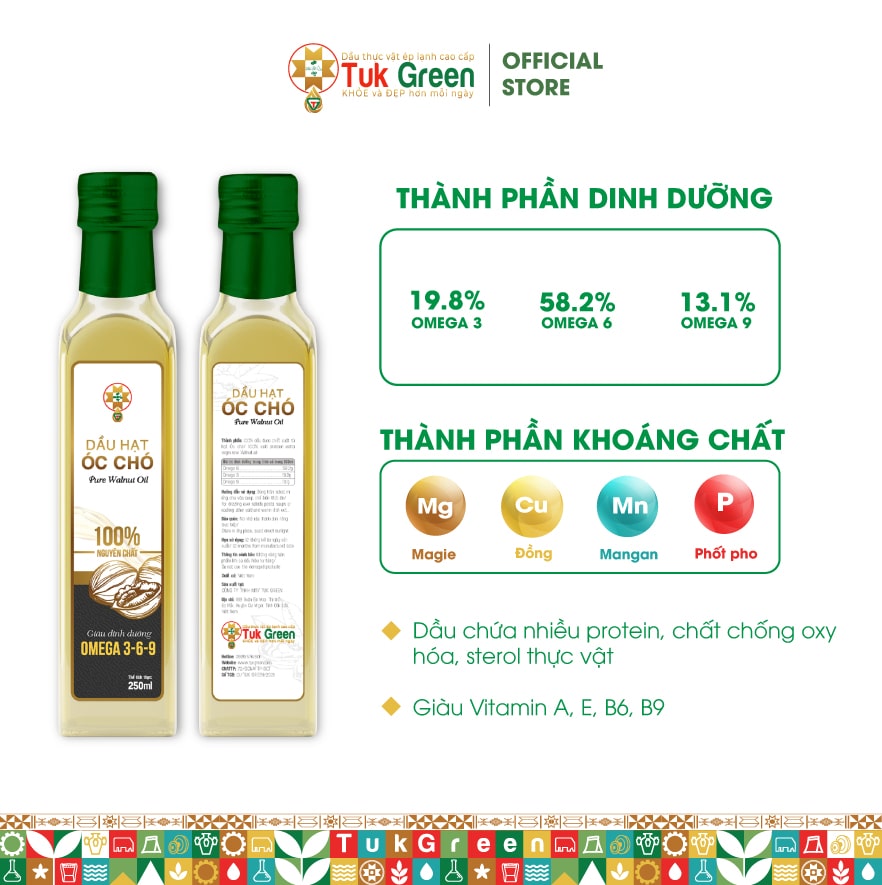 Dầu Ăn Dinh Dưỡng Óc Chó 250ML - Ảnh 6