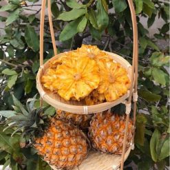 Dứa Sấy Dẻo Muối Ớt, Không Đường