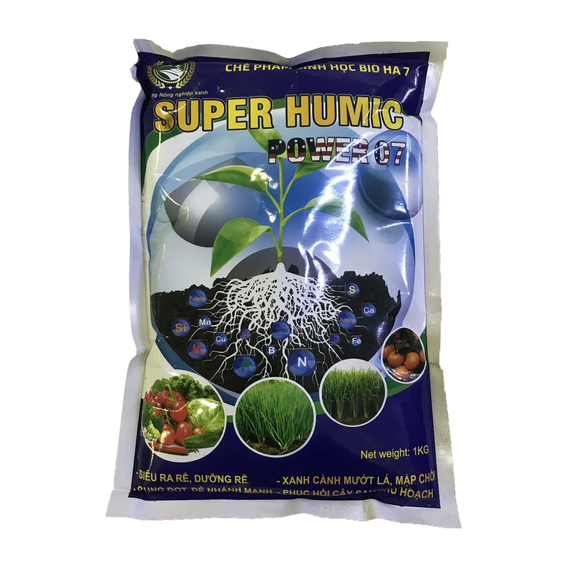 Chế Phẩm Hoàng Anh Super Humic Power 07 - Gói 1kg