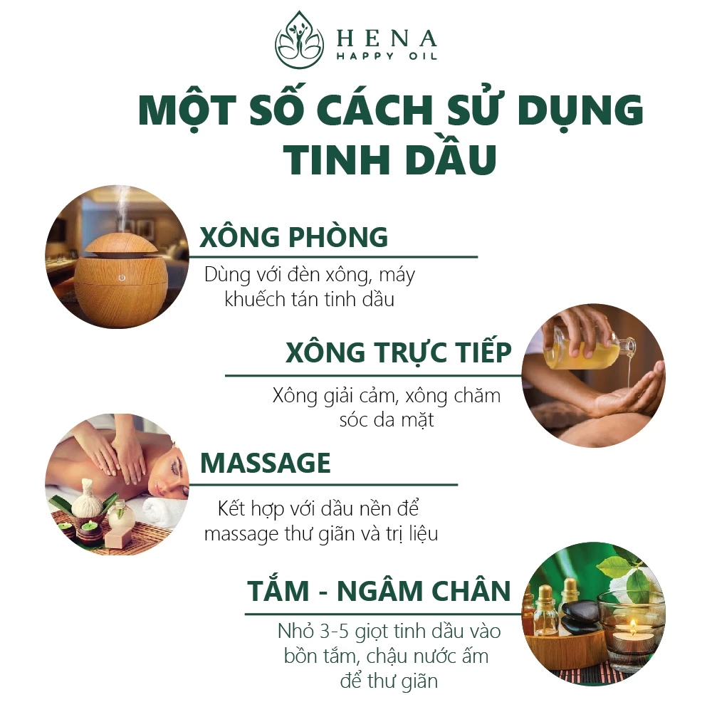 Tinh Dầu Sả Chanh Hena - Ảnh 4