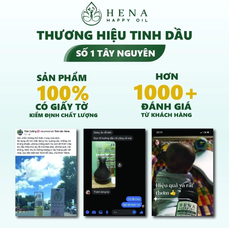 Tinh Dầu Thiên Nhiên Hena - Lọ 5ml - Ảnh 5