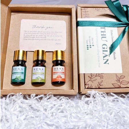 Combo Tinh Dầu Giúp Thư Giãn 3 Lọ 5ml
