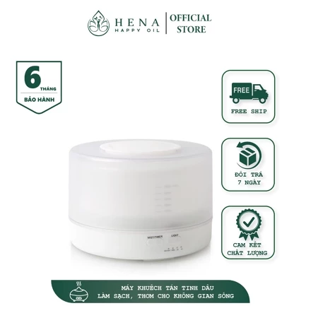 Máy khuếch tán tinh dầu Trụ Trong 500ml