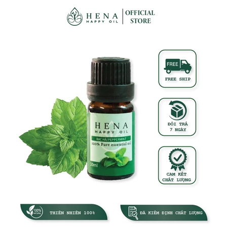 Tinh dầu Bạc Hà Hena Lọ 10ml