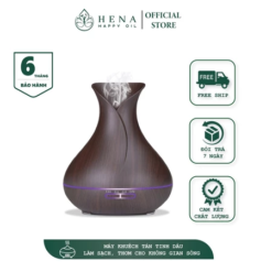 Máy khuếch tán tinh dầu Tuylip Vanden - 4 chế độ hẹn giờ khuếch tán - 7 màu - Điều khiển từ xa - Dung tích 550 ml